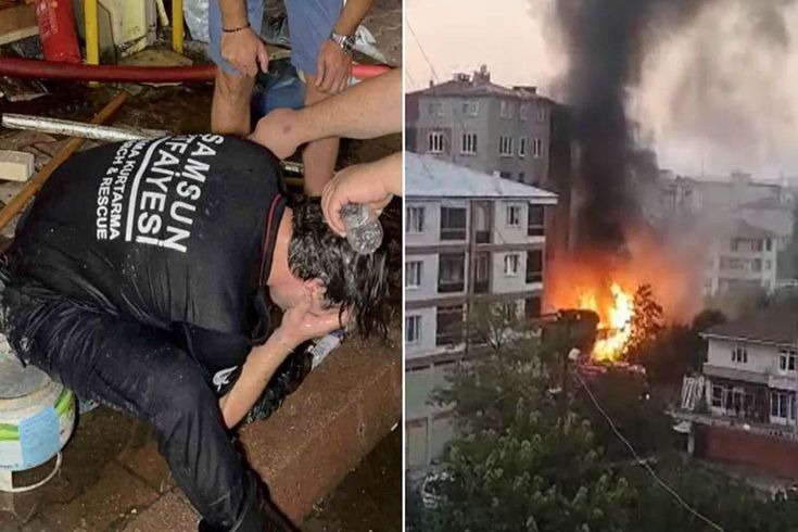 Samsun’da Tüp Bayisinde Yangın: Tüpler Peş Peşe Patladı, 4 Kişi Hastaneye Kaldırıldı