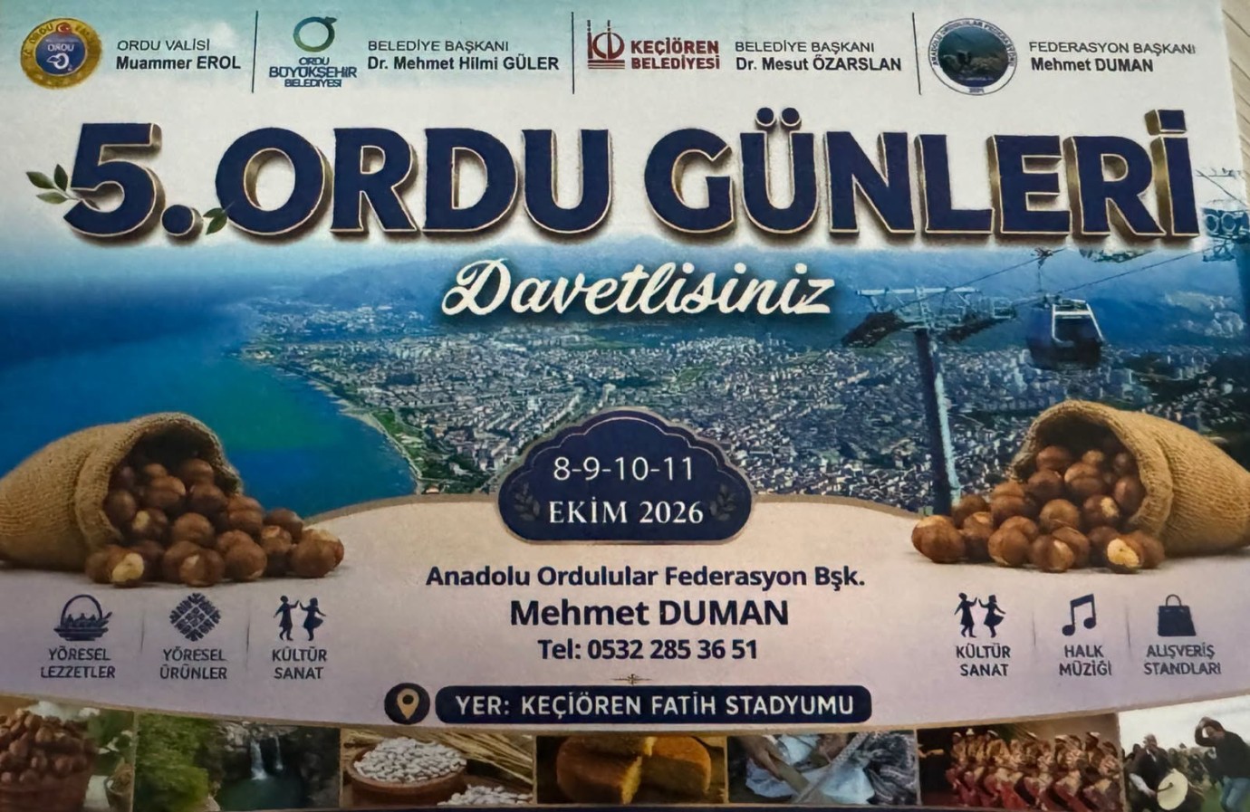 Başkan Mehmet Duman’dan Ankara'ya Davet