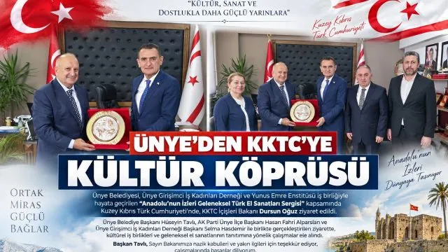 Ünye’den KKTC’ye Kültür ve Sanat Köprüsü