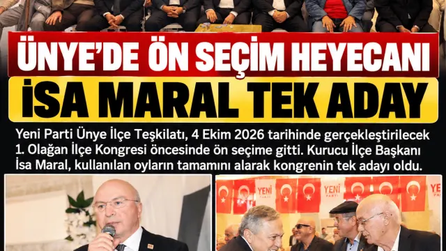 Yeni Parti Ünye’de Kongre Öncesi Adayını Belirledi