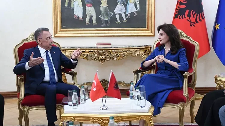 Fuat Oktay ile Elisa Spiropali Arasında Stratejik Görüşme