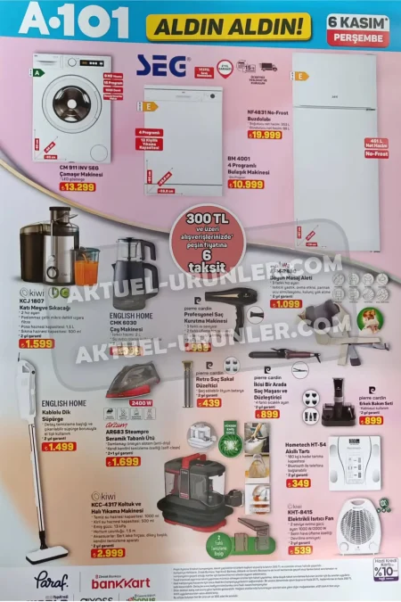 A101 6 Kasım 2025 Aktüel Ürünler Kataloğu Yayınlandı
