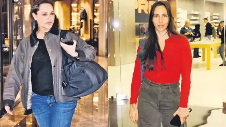 Hülya Avşar Ve Zehra Çilingiroğlu AVM’de Görüntülendi Anne Kızdan Keyifli Alışveriş