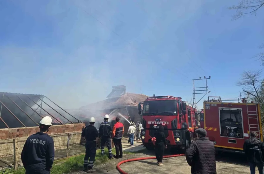 Ordu’da 3 Katlı Evde Çıkan Yangın Söndürüldü