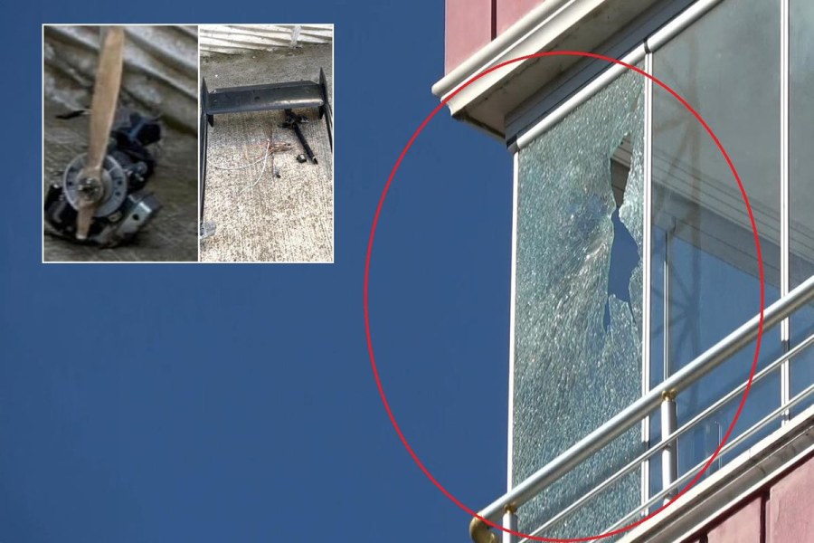 Samsun’da Mahalle Ortasına İHA Düştü Üç Evde Hasar Oluştu