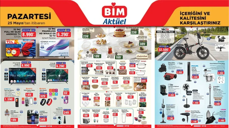 BİM 29 Mayıs 2026 Aktüel Ürünler Kataloğu Raflarda