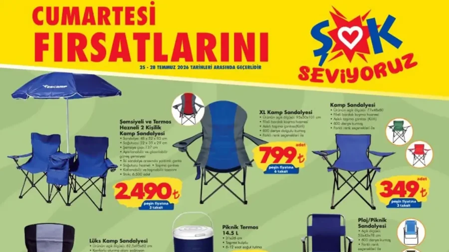 ŞOK 25 Temmuz 2026 Aktüel Ürünler Kataloğu Yayımlandı! Hafta Sonu Fırsatlarında Hangi Ürünler Var?