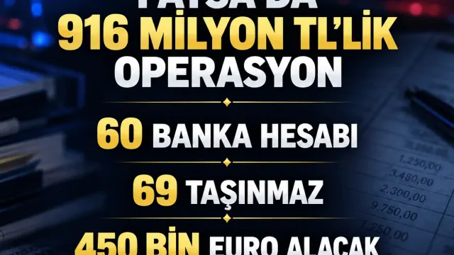 Fatsa’da Aklama Soruşturması: 916 Milyon Tl Değerindeki Varlıklara Tedbir