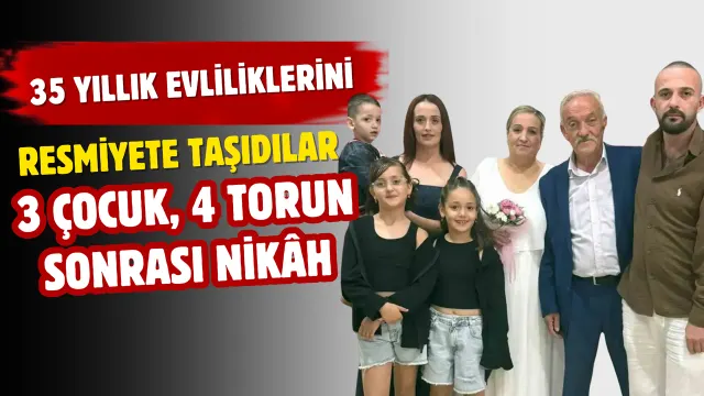Kara Çifti, 35 Yıllık Birlikteliğini Resmi Nikâhla Taçlandırdı