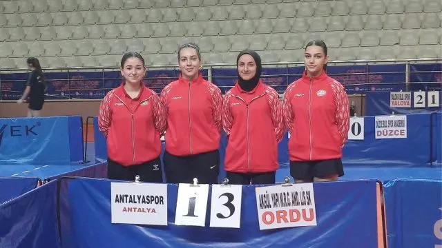 Türkiye Masa Tenisi 2. Lig Müsabakaları 1. Etap Sona Erdi
