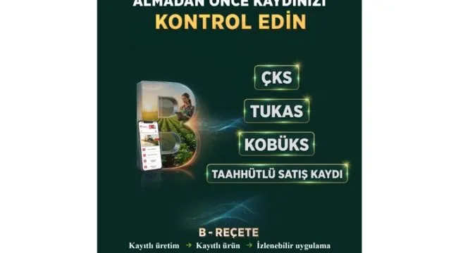Bitki koruma ürünü satışlarında B-Reçete uyarısı!