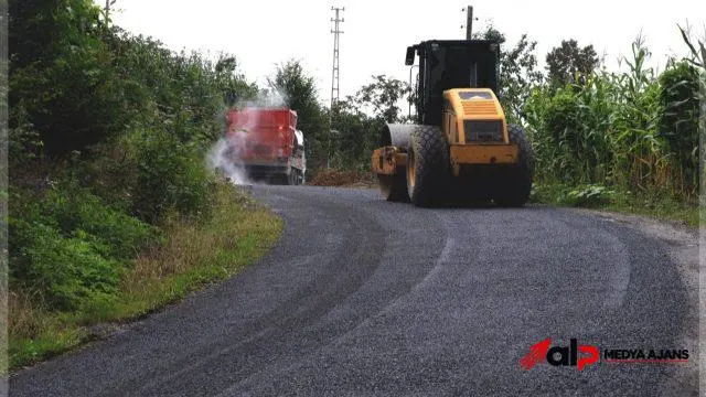 Çaybaşı’nda 6 Kilometrelik Bağlantı Yolu Asfaltlandı