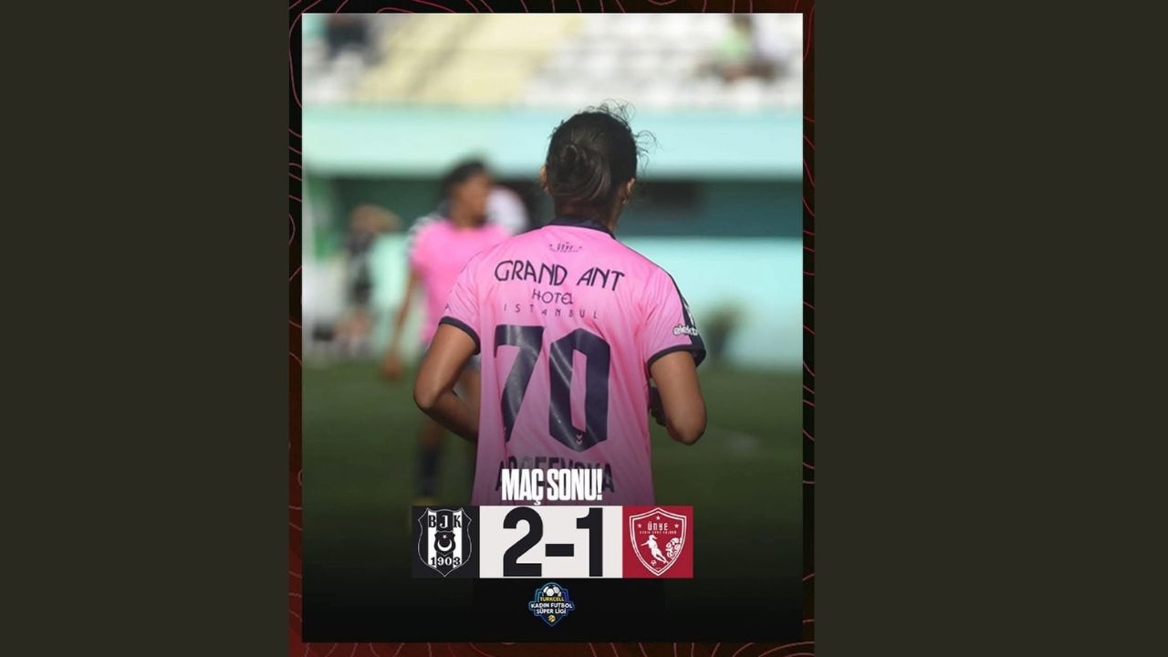 Ünye Kadın Futbol Takımı, Beşiktaş Deplasmanından Puan Çıkaramadı