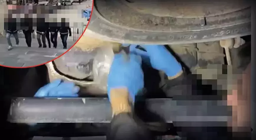 Polisten Büyük Baskın! Araçtan Gizli Bölmede Saklı Cephane Çıktı