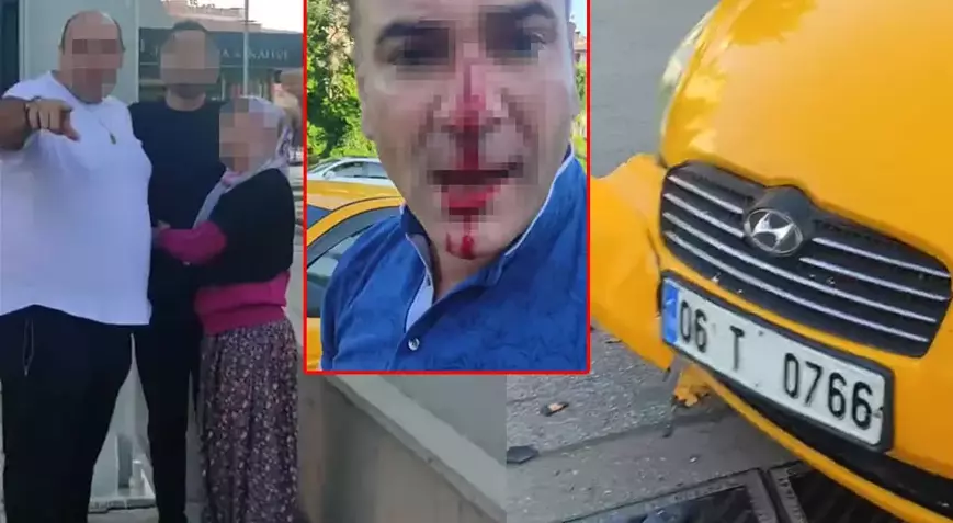 Eşi ve Çocuklarının Yanında Dayak Yedi: Taksi Şoförü Gözaltında