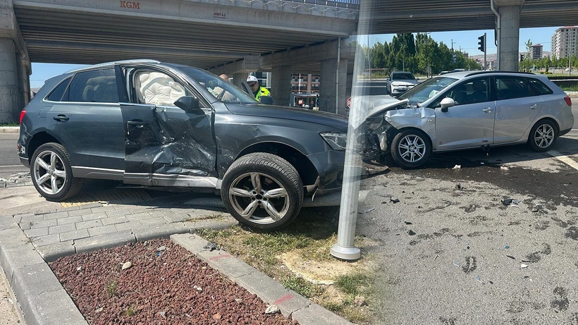 Sivas’ta Kavşakta Kaza: Cip ile Otomobil Çarpıştı, 4 Kişi Yaralandı