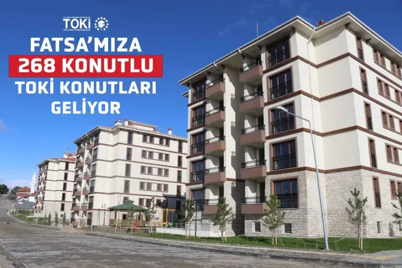 Başkan Kibar Müjdeyi Verdi: Fatsa’ya 268 Yeni TOKİ Konutu Geliyor