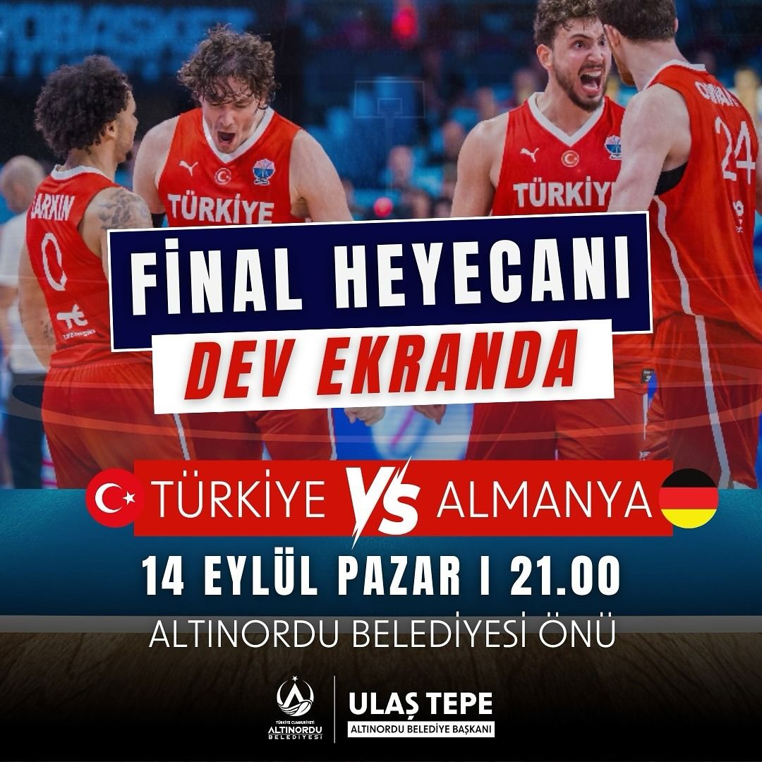 Ordu’da 12 Dev Adam’ın Final Maçı Dev Ekranda İzlenecek