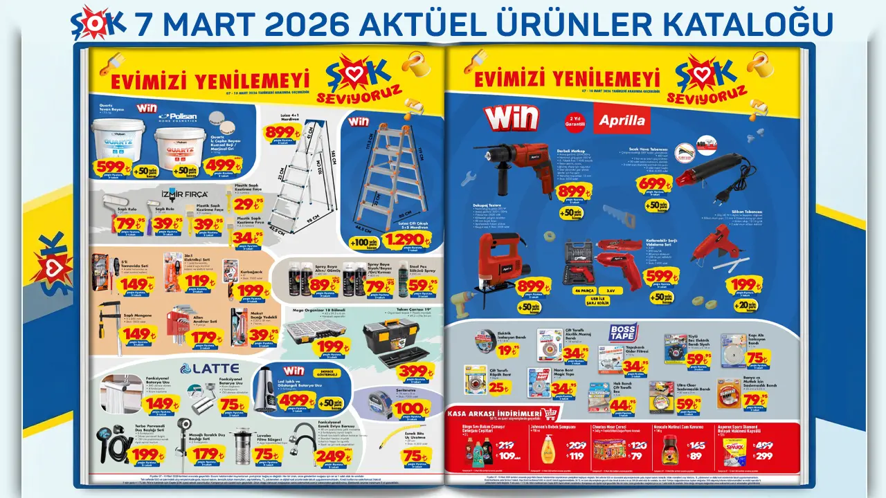 ŞOK 7 Mart 2026 Aktüel Ürünler Kataloğu: Hafta Sonu İndirimleri Raflarda