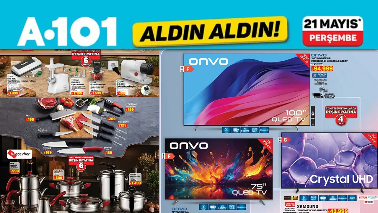 A101 21 Mayıs 2026 Aktüel Kataloğu İle 309 Üründe Yeni Fırsatlar