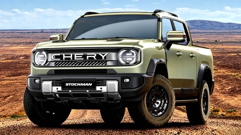 Chery Stockman Sahneye Çıktı: 170 Kilometre Elektrikli Menzilli Dizel Hibrit Pickup